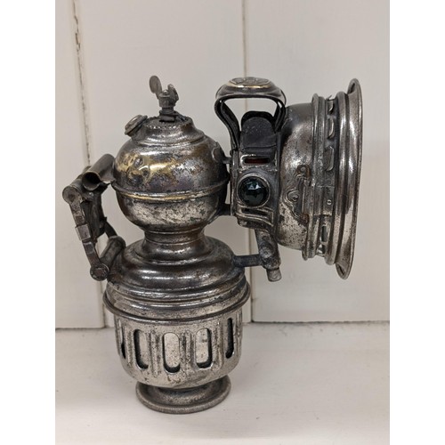 101 - Riemanns Phaenomen vintage motorbike lantern lamp