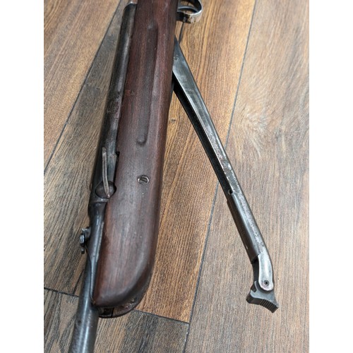 369 - Vintage BSA .22 air rifle with under lever cocking mechanism