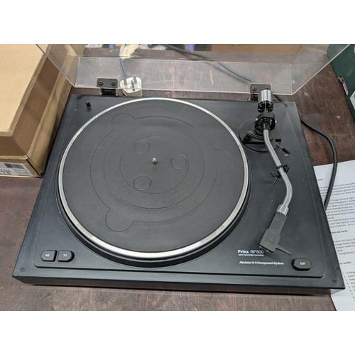 75 - Prinz RP 500 semi-automatic turntable in working order