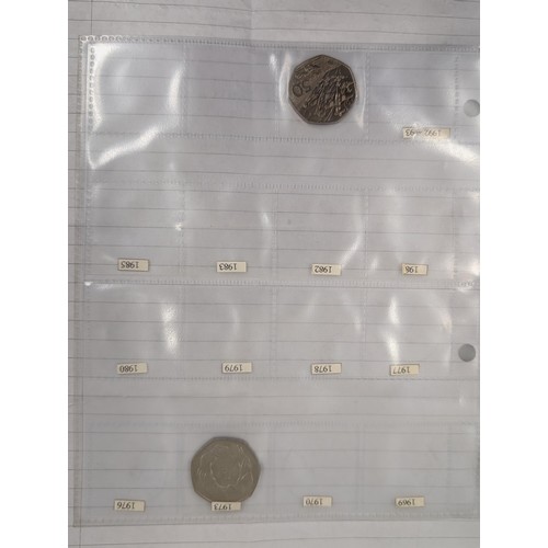 151 - Collectors range coin folder with UK decimal coins and couple of commemorative crowns etc