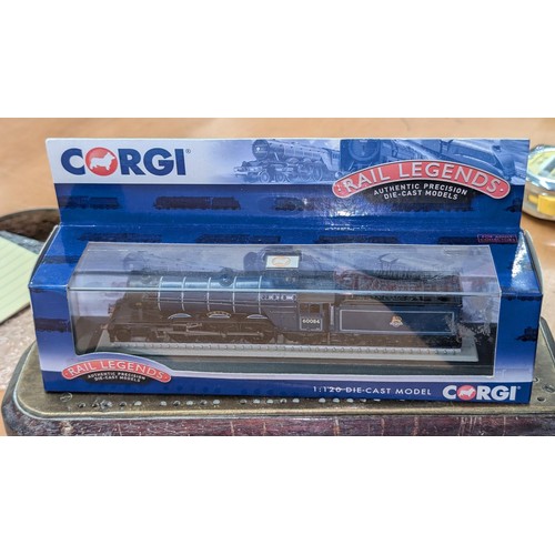 64 - Boxed and mint Corgi rail legends ST97603 Trigo 60084