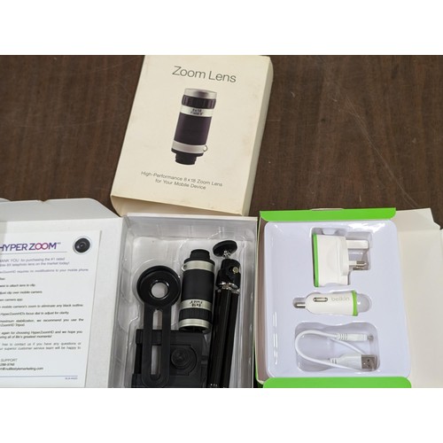 3 - Boxed as new Belkin charger kit & sync cable for Ipad mini, 64 GB ipad and iphone 5 PLUS Boxed as ne... 