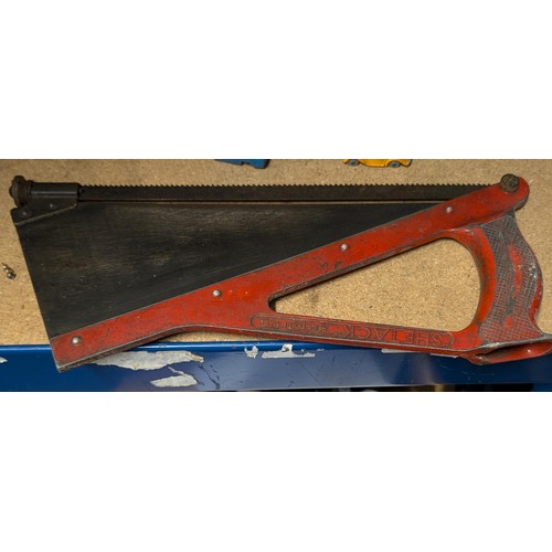 104 - Vintage Shetack steel handled saw