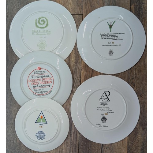 133 - Collection of 7 x assorted Eisteddfod limited edition plates, dates range from 1957 - 1995