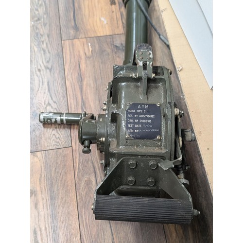 295 - British army portable bomb hoist type C for lifting bombs onto planes