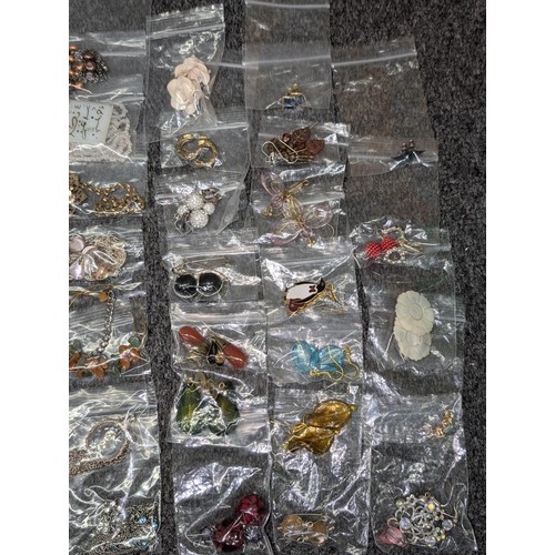 226 - 20 x new individually bagged costume dress jewellery pendant necklaces and 19 x similar earrings