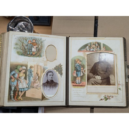 186 - Vintage 'the presentation song' photograph album with assorted photographs