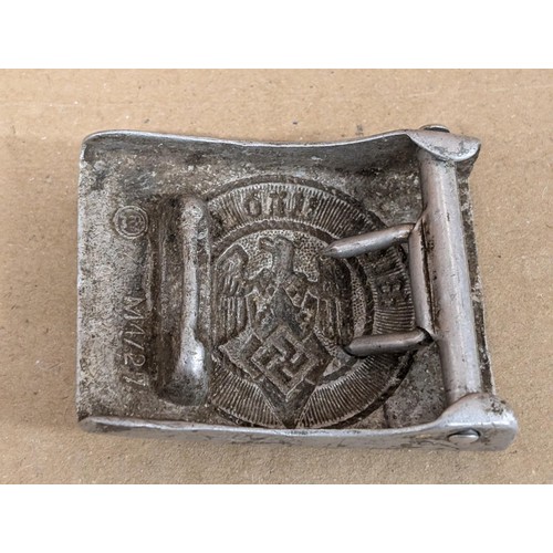 355 - WWII German metal belt buckle