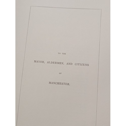 215 - Very rare 1878 large paper back book - An architectural and general description of the town hall Man... 