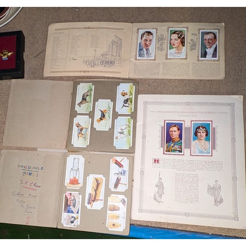 36 - 4 x 1930's complete cigarette card albums