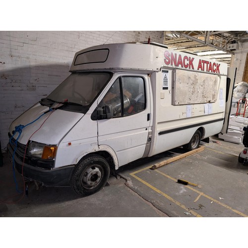 616 - Ford Transit ambulance converted to catering van with some equipment - no V5 and not moved or starte... 