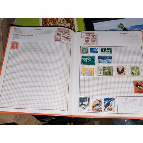 138 - Kaleidoscope stamp album with stamps