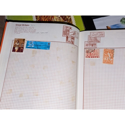 138 - Kaleidoscope stamp album with stamps