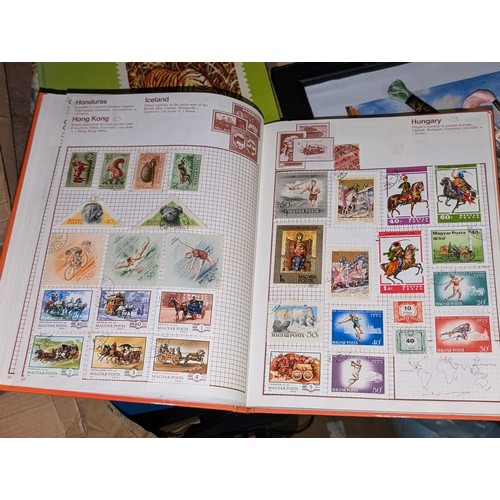 138 - Kaleidoscope stamp album with stamps