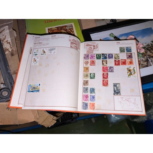 138 - Kaleidoscope stamp album with stamps