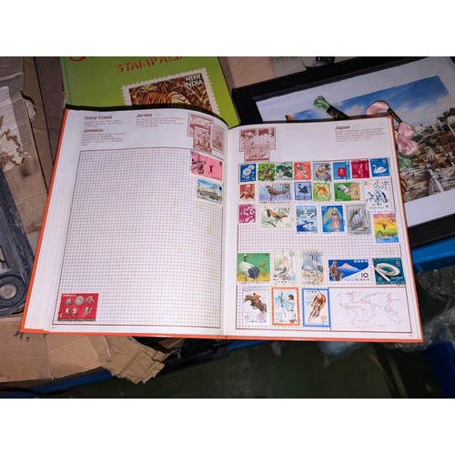 138 - Kaleidoscope stamp album with stamps