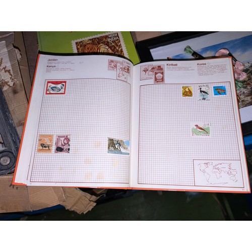 138 - Kaleidoscope stamp album with stamps