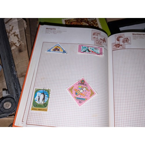 138 - Kaleidoscope stamp album with stamps