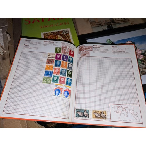 138 - Kaleidoscope stamp album with stamps