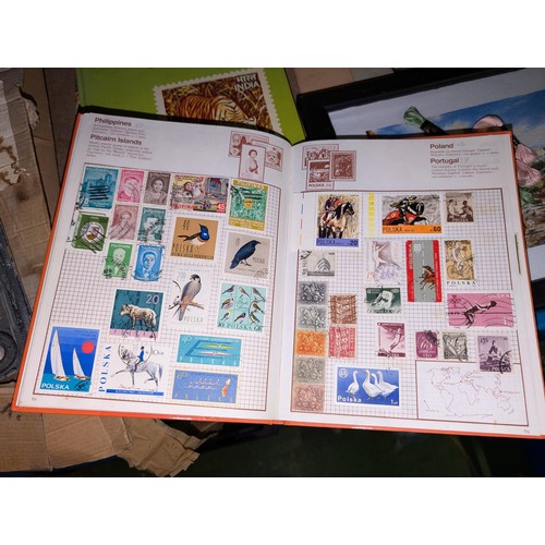 138 - Kaleidoscope stamp album with stamps