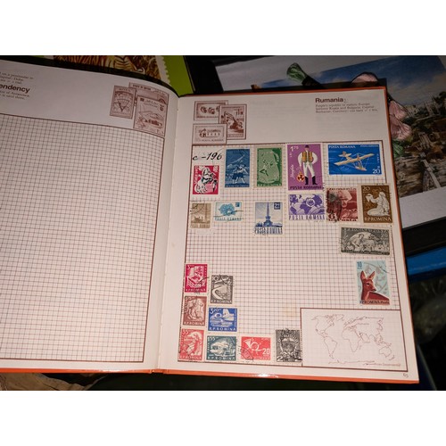 138 - Kaleidoscope stamp album with stamps