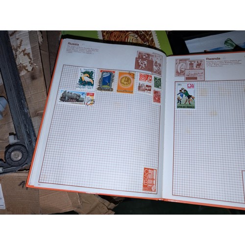 138 - Kaleidoscope stamp album with stamps