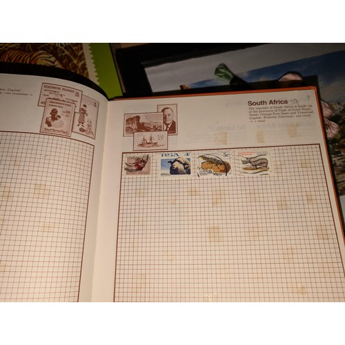 138 - Kaleidoscope stamp album with stamps