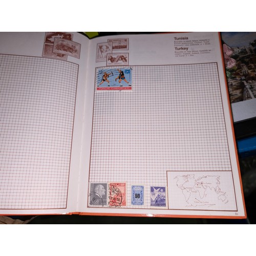 138 - Kaleidoscope stamp album with stamps