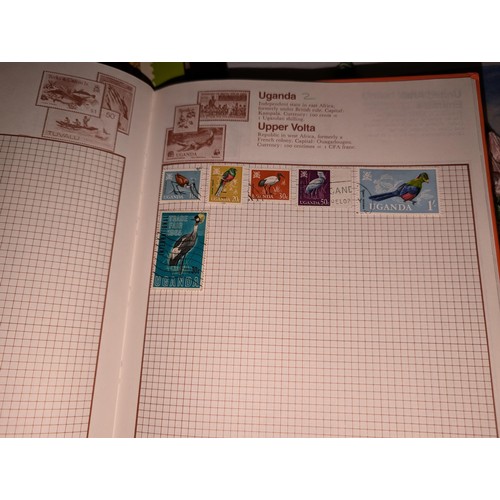 138 - Kaleidoscope stamp album with stamps