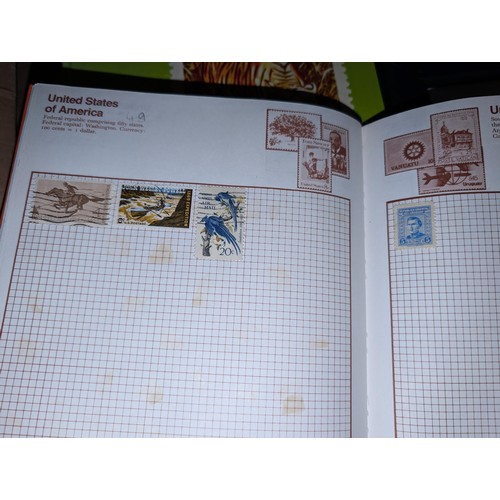 138 - Kaleidoscope stamp album with stamps