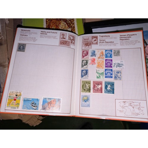 138 - Kaleidoscope stamp album with stamps