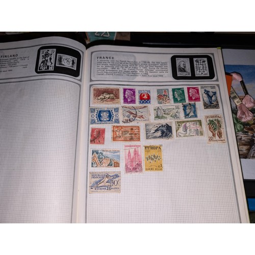 139 - Safari stamp album with stamps