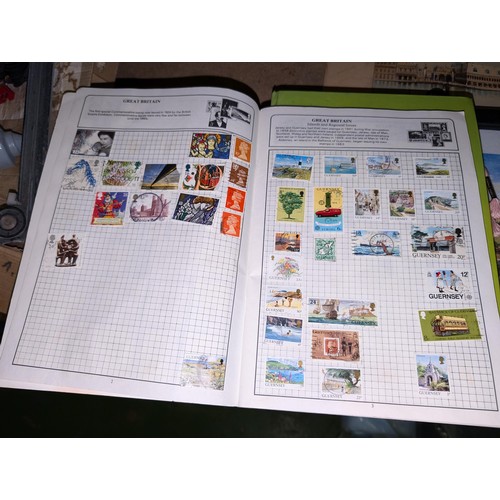 139A - The Globe master stamp album with stamps