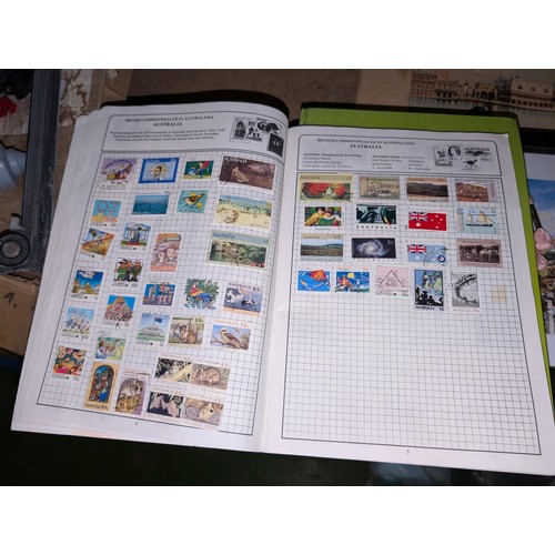 139A - The Globe master stamp album with stamps