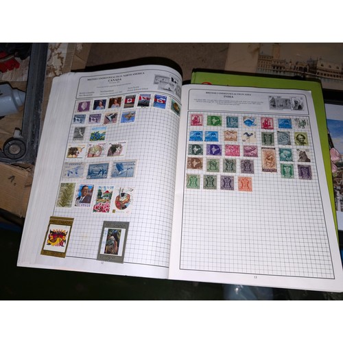 139A - The Globe master stamp album with stamps