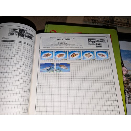 139A - The Globe master stamp album with stamps