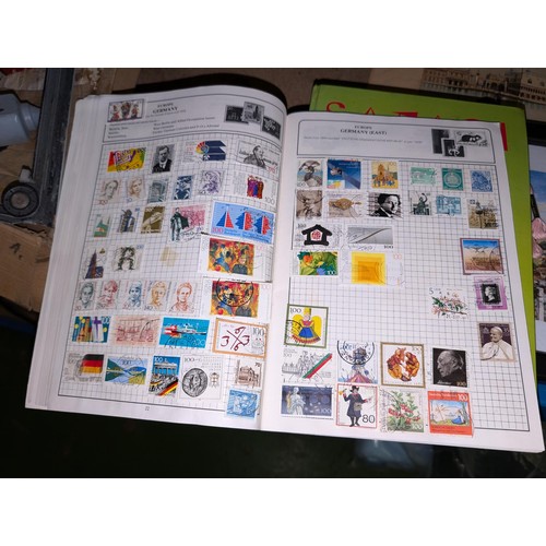 139A - The Globe master stamp album with stamps