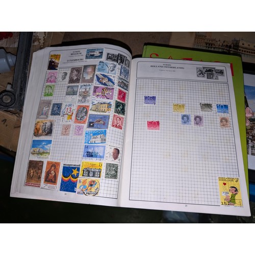 139A - The Globe master stamp album with stamps