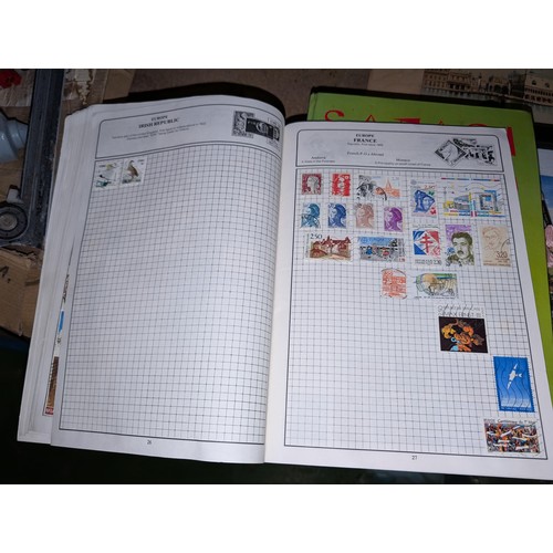 139A - The Globe master stamp album with stamps