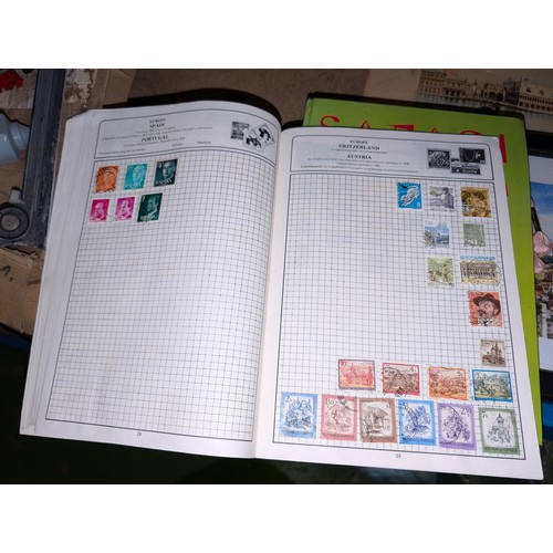 139A - The Globe master stamp album with stamps