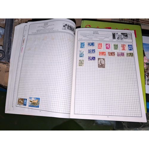 139A - The Globe master stamp album with stamps