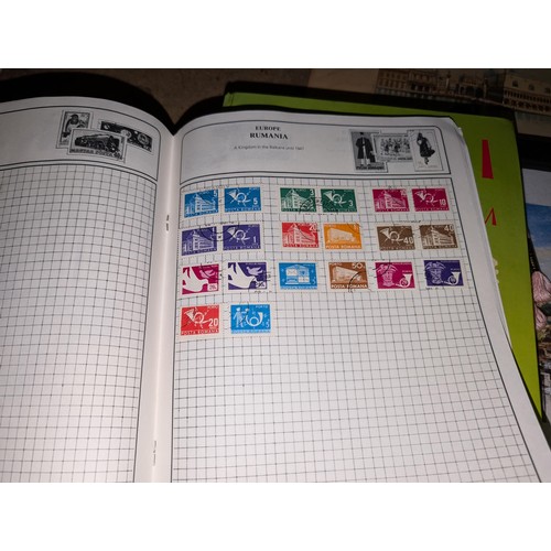 139A - The Globe master stamp album with stamps