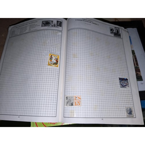 139A - The Globe master stamp album with stamps