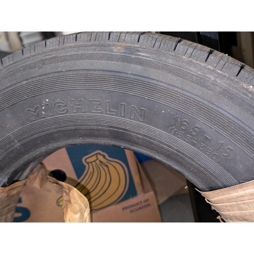 265 - As new vintage Michelin 165-15 tyre for vintage motor car