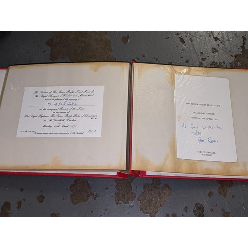 384 - 3 x vintage photograph albums with photographs including 1977 medal award confirmation letter and ev... 