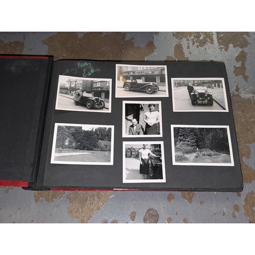 384 - 3 x vintage photograph albums with photographs including 1977 medal award confirmation letter and ev... 