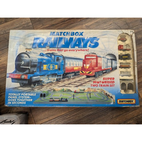 Boxed Matchbox railways set TN100 two train set