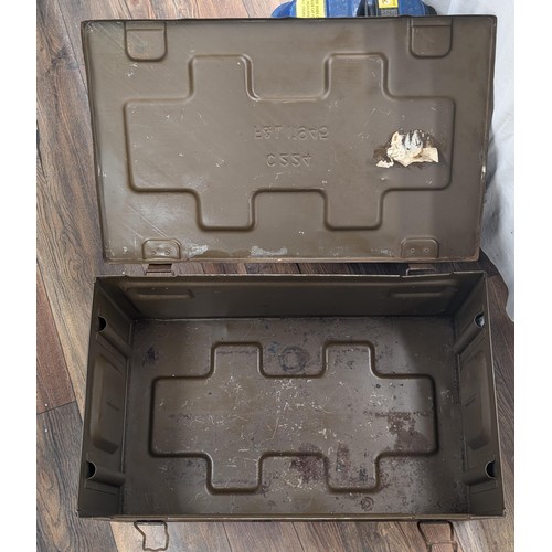 227 - Approximately 62 x 38 x 26 cm WWII ammunition case