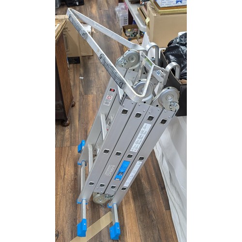 179 - Macallister professional combi-ladder with stand off