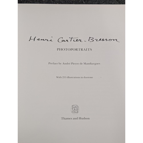 56 - 1985 first edition Henri cartier Bresson - Photo portraits large hard back book with cover in very g... 